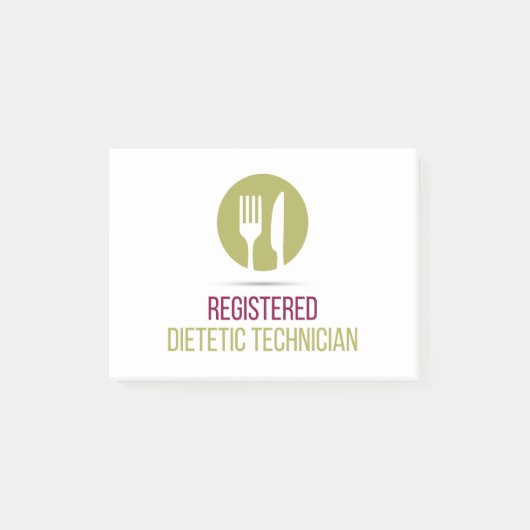 Post-it® Notes postérieures à l'inscription d'un technicien (Devant)