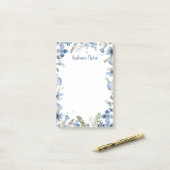 Post-it® Notes Postit Fleurs sauvages personnalisées en ble (Sur un bureau)