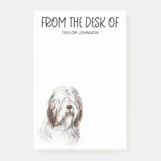 Post-it Notes pour amateur de chien de berger (Devant)