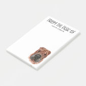 Post-it Notes pour amateur de Shar Pei (Incliné)