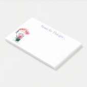 Post-it® Notes pour l'ampoule Aquarelle Pensée (Incliné)