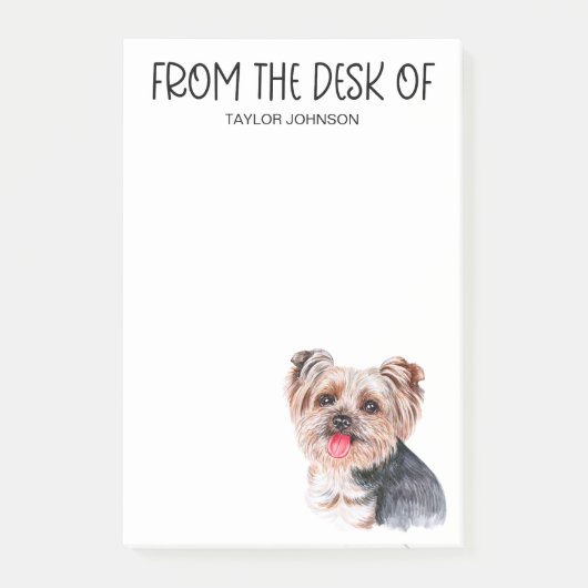 Post-it Notes pour les amoureux de Yorkshire Terri (Devant)