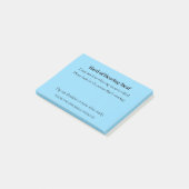 Post-It Notes pour malentendants/sourds (Incliné)