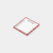 Post-it® Notes pour soi-même autocollantes lignées (Incliné)