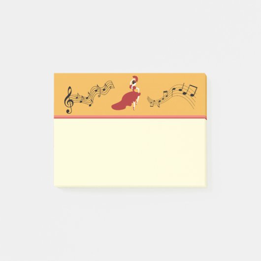 Post-it® Notes pour une danseuse flamenco (Devant)
