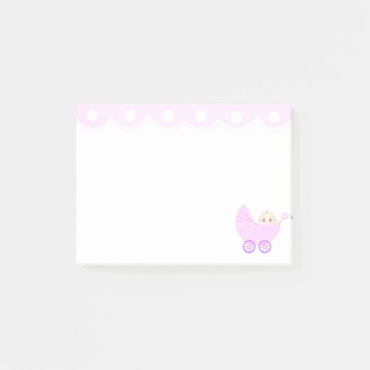 Post-it Notes poussette bébé mignonne (Devant)