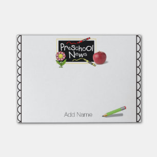 Post-it® Notes préscolaires de Courrier-it® de professeur