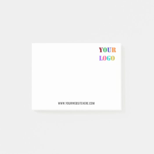 Post-it® Notes promotionnelles sur le logo personnalisé (Devant)