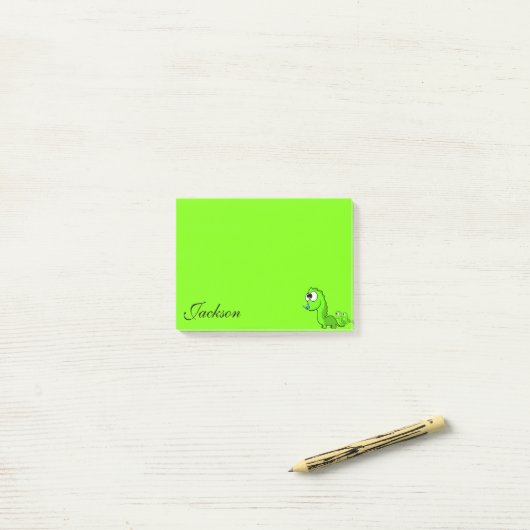 Post-it® Notes Publier des notes, Dinosaur (Sur un bureau)