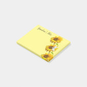 Post-it® Notes Publier des notes, Sunflower Dove Floral (Incliné)