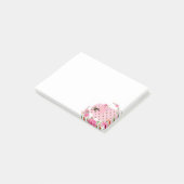 Post-it® Notes Publier Notes, Eléphant rose Floral (Incliné)