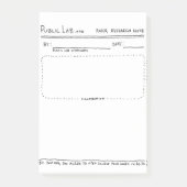 Post-it® Notes publiques de recherches de papier de (Devant)