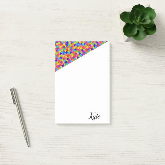 Post-it Notes Puzzle Coloré (Bureau)