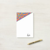 Post-it Notes Puzzle Coloré (Sur un bureau)