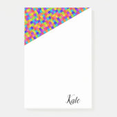 Post-it Notes Puzzle Coloré (Devant)
