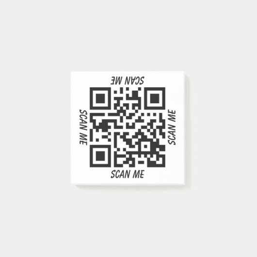 Post-it® Notes QR Code SCAN ME (Devant)