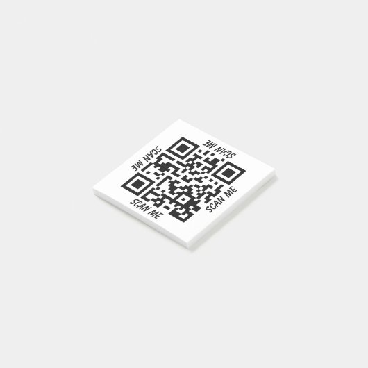Post-it® Notes QR Code SCAN ME (Incliné)