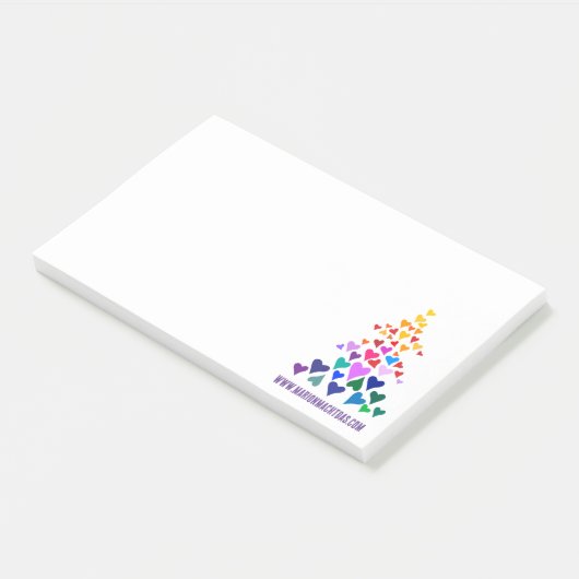 Post-it® Notes Rainbow de Noël (Incliné)