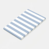 Post-it® Notes rayées bleu et blanc (Incliné)