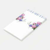 Post-it Notes Rayure Floral (Incliné)