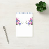 Post-it Notes Rayures Florales (Bureau)