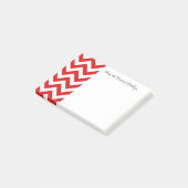 Post-it® Notes Red Chevron (Incliné)