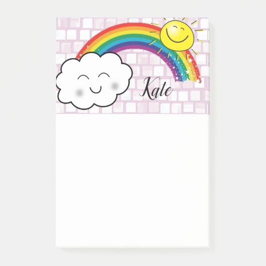 Post-it Notes Regenboog Wolken (Voorkant)