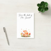 Post-it Notes Renard Automnal Mignon (Bureau)