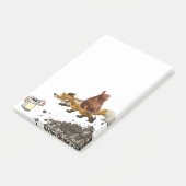 Post-it Notes Renard Souris Ver (Incliné)