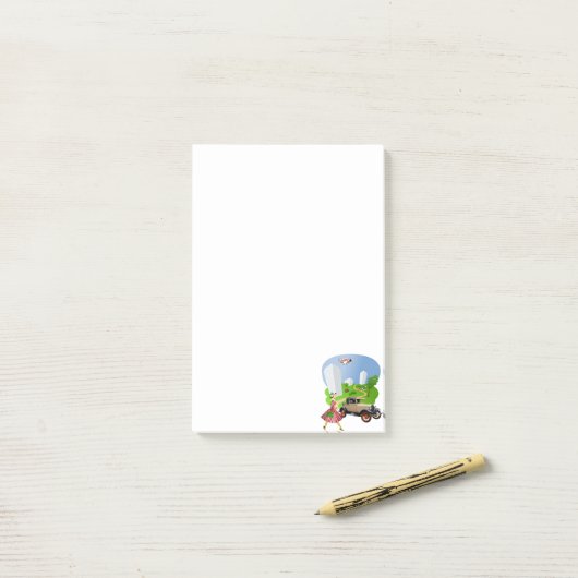 Post-it Notes Rétro (Sur un bureau)