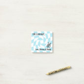 Post-it® Notes Retro Checker (Sur un bureau)