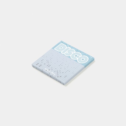Post-it® notes rétro disco (Incliné)