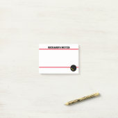 Post-it® notes rond de vierkant voor plakberichten (Op bureau)