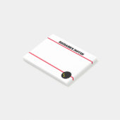 Post-it® notes rond de vierkant voor plakberichten (Schuin)