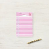 Post-it® Notes - Rose (Sur un bureau)