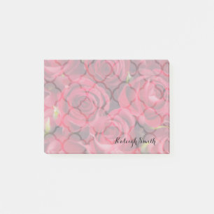 Post-It Notes Roses Rouges Personnalisés