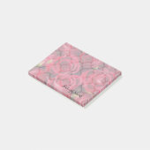 Post-It Notes Roses Rouges Personnalisés (Incliné)