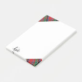 Post-it Notes Rouge Bleu Vert Carreaux (Incliné)