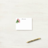 Post-it-Notes-roze Tulpen Post-it® Notes (Op bureau)
