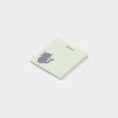 Post-It Notes Sage Chat Gris Endormi (Incliné)