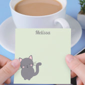 Post-It Notes Sage Chat Gris Endormi