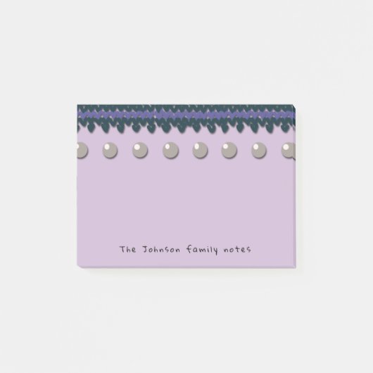 Post-it® Notes saisonnières de famille avec le texte et la (Devant)