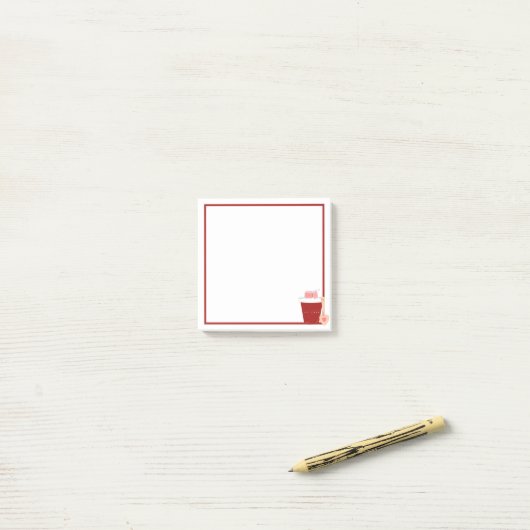Post-It Notes | Schattigee ijsbeker en marshmallow (Op bureau)