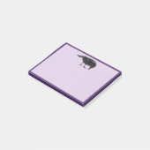 Post-it® Notes simples sur le corbeau noir (Incliné)
