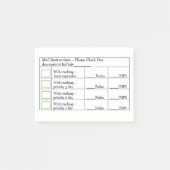 Post-it® Notes Stick - Pour Le Courrier (Devant)