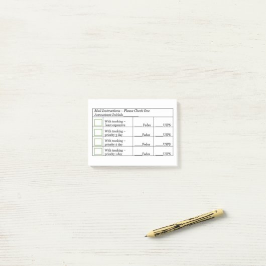 Post-it® Notes Stick - Pour Le Courrier (Sur un bureau)