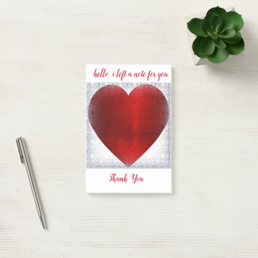 POST-IT® NOTES STICKY DU COEUR (Bureau)