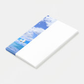 Post-it Notes Strandhuis Witte Duif Oceaan (Schuin)