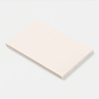 Post-it® Notes subtiles de post-it de grille neutre