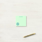 Post-it® Notes sur la chaux verte (Sur un bureau)